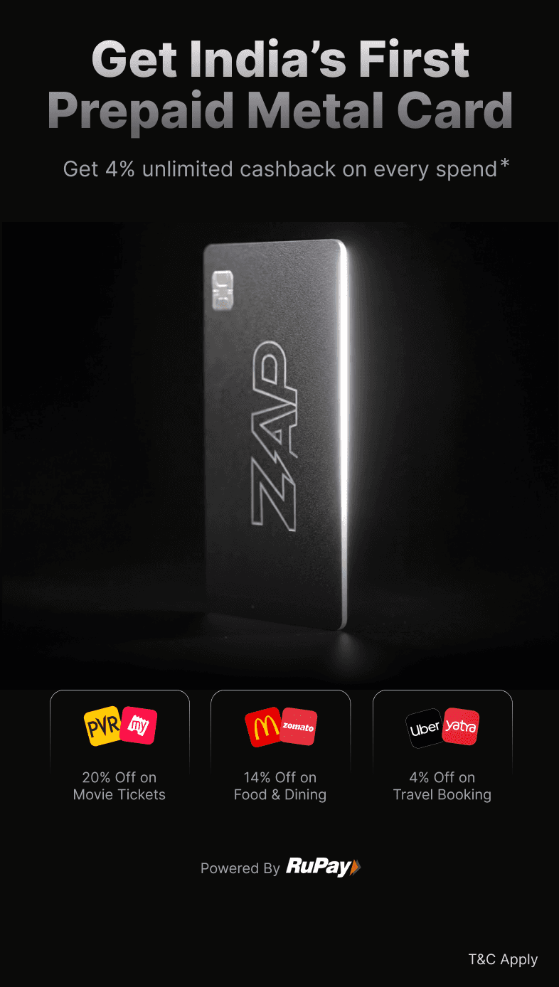 Get India's First Prepaid Metal Card - Explore Luxury Finishes